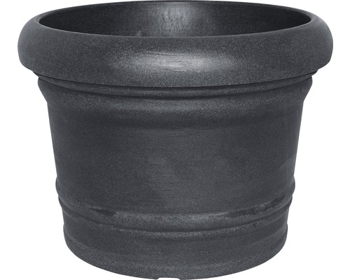 Pot de fleurs Palermo plastique Ø 35 H 26 cm anthracite