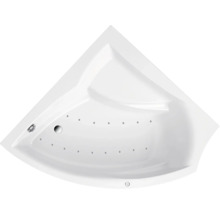 Eckbadewanne mit Düsen