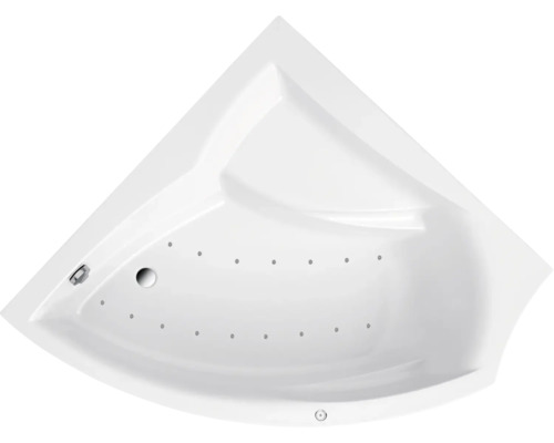 Eckbadewanne mit Düsen