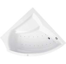 Eckbadewanne mit Düsen