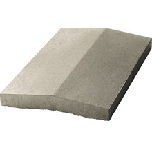 Mauerabdeckung Satteldach naturgrau 49 cm x 60 cm x 5,5-8-5,5 cm