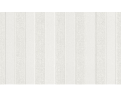 Papier peint intissé 141818 Wallton Rayures blanc Papier peint à rayures