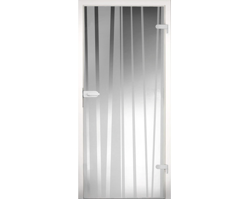 Porte vitrée Pertura Runa Stripes 83,4 x 197,2 x 0,8 cm tirant droite pour ferrure Studio Porte vitrée Pertura Runa Stripes 83,4 x 197,2 x 0,8 cm tirant droite pour ferrure Studio