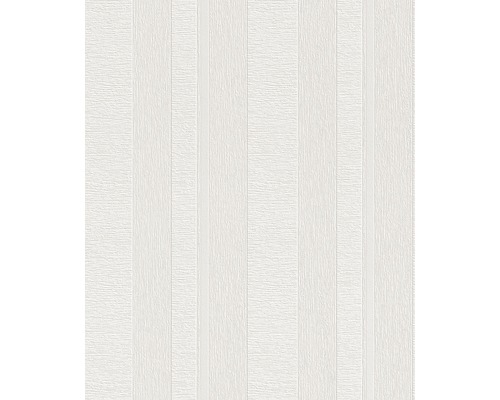 Papier peint intissé 142402 Wallton Rayures blanc Papier peint à rayures