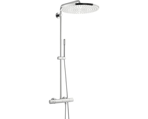 Colonne de douche avec thermostat GROHE Rainshower System 400 chrome 27174001 Ensemble de douche avec douche de tête et douchette à main