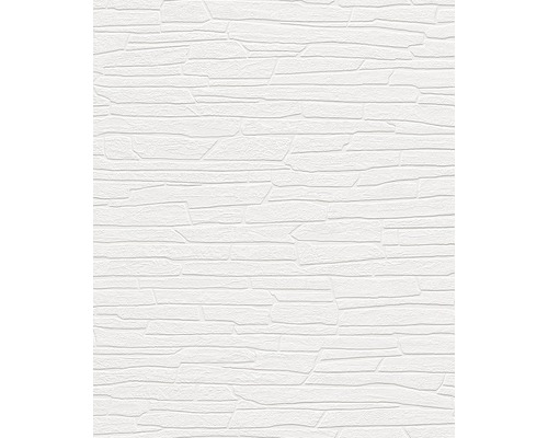 Papier peint intissé 150001 Wallton Aspect pierre blanc Papier peint blanc avec motif de pierre