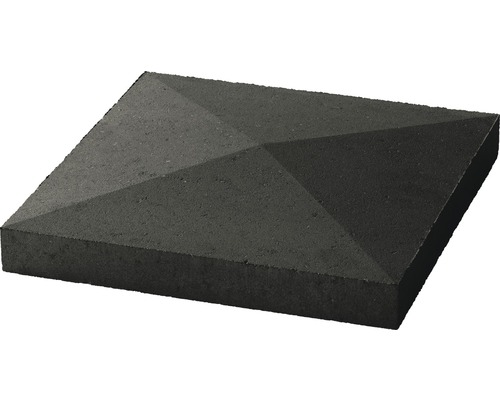 Chapeau pour pilier toit pointu anthracite 45 x 45 x 4,5-7 -4,5 cm