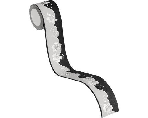 Tapetenbordüre mit Blumenmuster auf Rolle