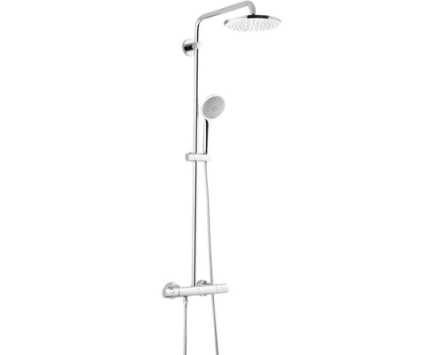 Colonne de douche avec thermostat GROHE Euphoria XXL System 210 chrome 27964000 Colonne de douche avec douche de tête et douchette à main