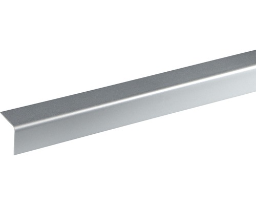 Baguette d’angle plastique décor alu 2400 x 20 x 20 mm Profilé de protection des bords en métal