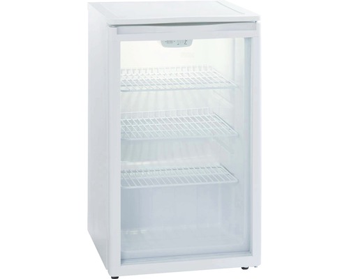 Réfrigérateur à boissons avec porte en verre et étagères