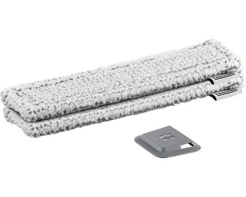Kärcher Lingettes de nettoyage en microfibres et tampon pour aspirateur de fenêtres