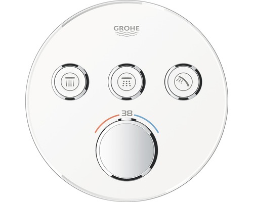 GROHE Duscharmatur mit Thermostat GROHTHERM SMARTCONTROL mondweiß 29904LS0