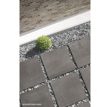 Dalle de terrasse FLAIRSTONE en grès cérame fin Modern Dark bords rectifiés 60 x 60 x 2 cm-thumb-0