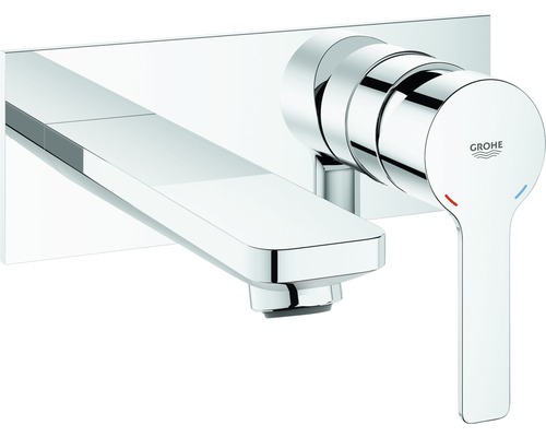 Robinet de lavabo encastré GROHE LINEARE chrome 19409001 sans corps de base encastré