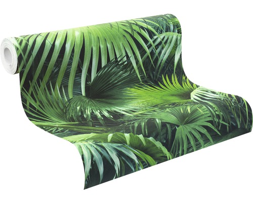 Tapetenrolle mit Palmenblattmuster