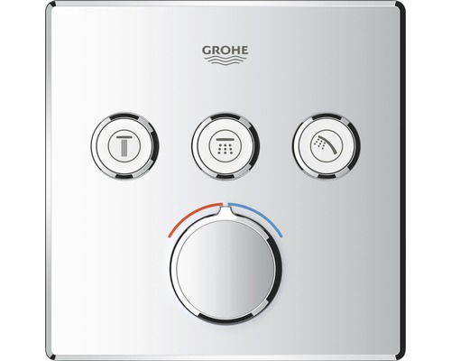 GROHE Badewannenarmatur Unterputz GROHE SMARTCONTROL MIXER chrom 29149000