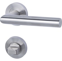 Edelstahl Türdrücker mit Drehriegel für Innentüren
