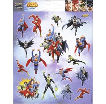 Justice League Aufkleberbogen mit Comicfiguren
