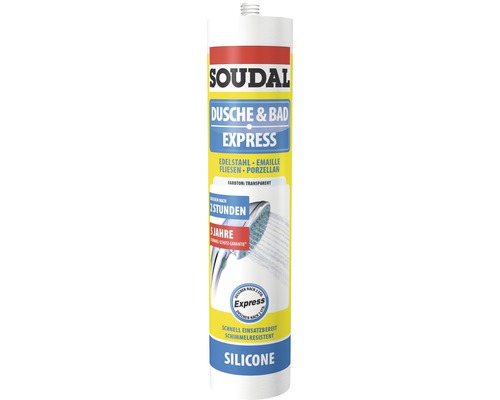 Soudal Dusche & Bad Express Silikon transparent 300 ml