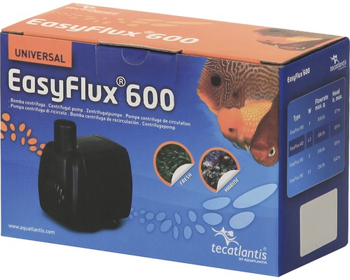 Pompe Tecatlantis EasyFlux 600 aquatlantis 6,3 W 650 l/h pompe universelle pour aquarium