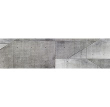 Éléments de mur en béton avec motif géométrique