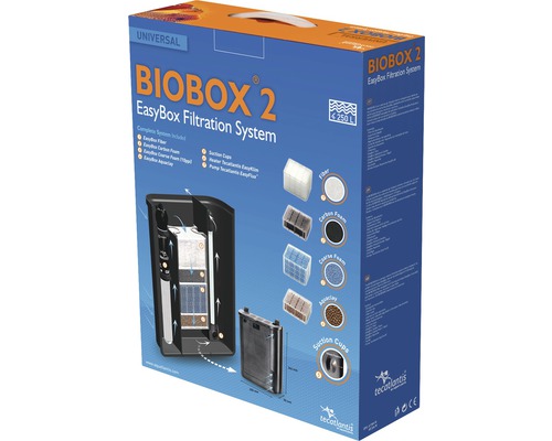 Système de filtre intérieur Biobox 2, avec corps de chauffe 200 W Emballage du système de filtration Biobox 2 Easybox
