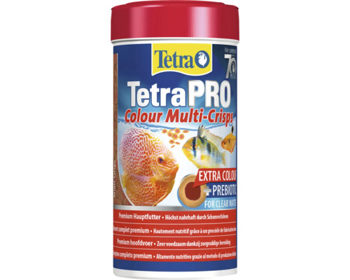 TetraPro Nourriture pour poissons Colour 250 ml Tetra Pro Colour Multi Crisps nourriture pour poissons Boîte