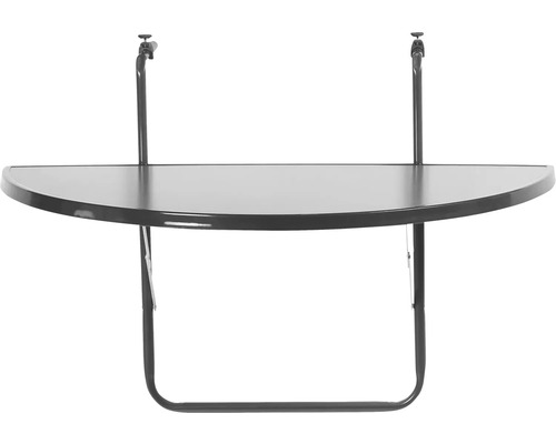 Halbrunder Balkontisch zum Einhängen