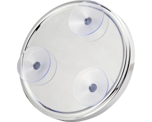 Miroir cosmétique rond avec ventouses pour fixation