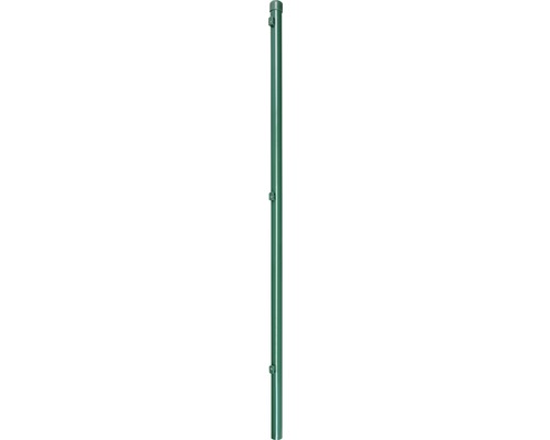Poteau de clôture ALBERTS pour douille à enfoncer pour hauteur de treillis de 150 cm, Ø 3,8 x 166,5 cm vert