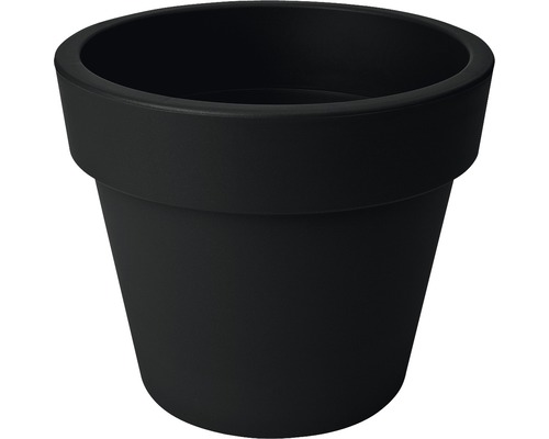 Pot de fleurs elho Green Basics, plastique, Ø 47 H 39,5 cm, noir