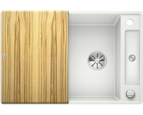 Évier de cuisine avec planche à découper