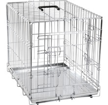 Cage de transport KARLIE double porte 77x47x54 cm-thumb-0