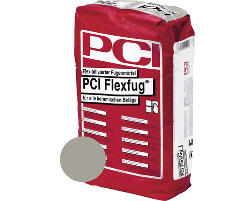 Mortier de jointoiement PCI® Flexfug flexible pour tous les revêtements en céramique gris sable 5 kg