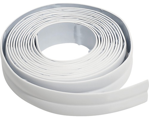 Bande de connexion Saniflex blanc autocollant 20 mm longueur 3,5 m Rouleau de bande d''étanchéité autocollante
