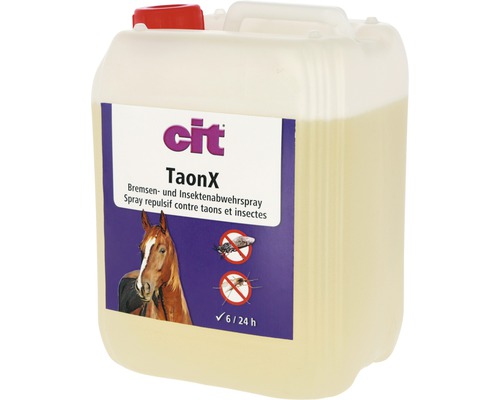 Spray répulsif contre taons KERBL TAON-X 5 l Bidon de spray anti-taons et anti-insectes pour chevaux
