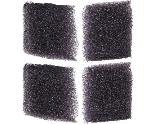 Vier Schaumstofffilter