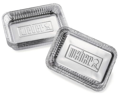 Barquettes en aluminium Weber, adaptées au barbecue