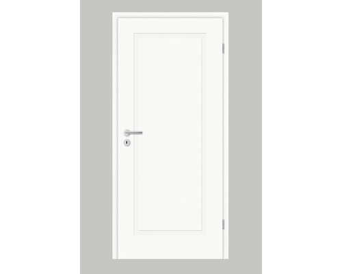 Porte intérieure Pertura Mila 01 laque blanche (RAL 9010) 61,0x198,5 cm à droite