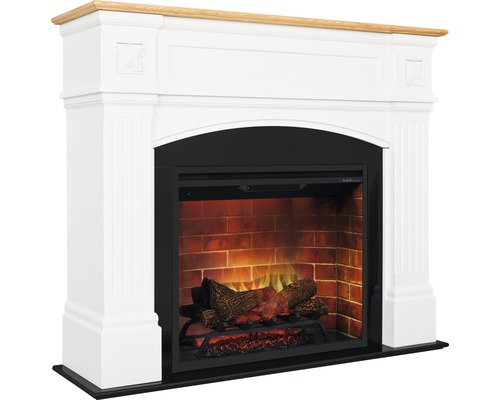 Cheminée électrique décorative avec feu simulé
