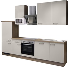 Cuisine complète Flex Well avec appareils Nepal 280 cm cachemire brillant démontée variante réversible 00009985