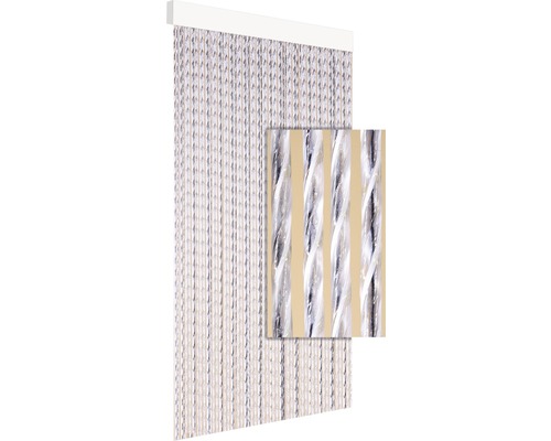 Rideau de porte Tinca gris 60x190 cm Rideau de porte Tinca gris 60x190 cm