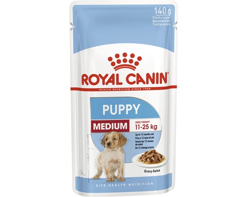 Royal Canin Puppy Medium nourriture pour chiots en sachet de 140 grammes