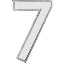 Numéro de maison 7 acier inoxydable/Nightlux glow in the Dark, auto-éclairant