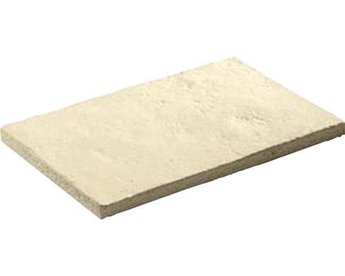 Dalle de terrasse en béton Richelieu Champagne 60,5 cm x 40 cm x 3 cm Plaque de construction de four