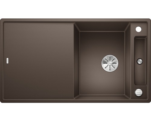 Spüle Blanco AXIA III 5 S 915 x 510 mm cafe ohne Multifunktionsschale 523224 Spülbecken mit Abtropffläche