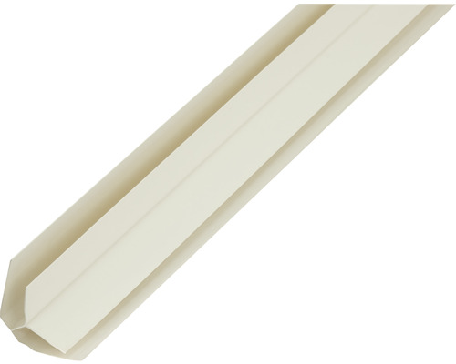 Baguettes d'angle intérieures Duropan blanches 10x20x2700 mm Profilé d''angle en plastique