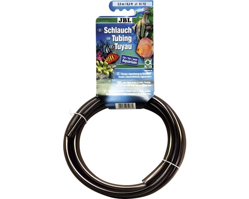 Aquarienschlauch JBL 9/12 mm 2,5 m grau JBL Schlauch für Aquarien, 2,5 Meter Länge