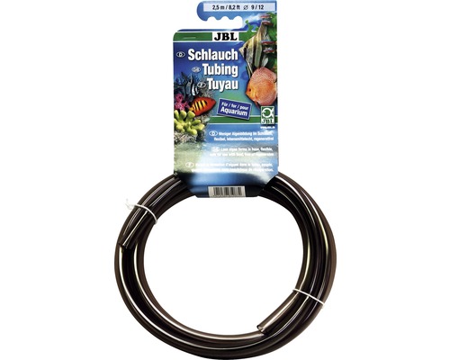 Tuyau d'aquarium JBL 9/12 mm 2,5 m gris